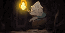 Torch Cave GIF