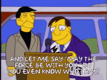 Mayor Quimby May The Force Be With You GIF