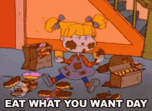 Eat What You Want GIF - Rugrats Angelica Pickles Eat What You Want Day GIFs