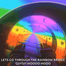 Sliding Rainbow GIF - Sliding Rainbow Trippy GIFs
