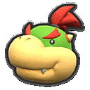 Bowser Jr Icon Sticker - Bowser Jr Icon Mario Kart Stickers