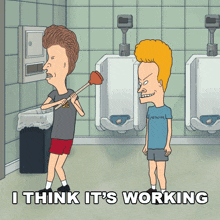 I Think It'S Working Beavis And Butt-head GIF - I Think It'S Working Beavis And Butt-head Fail GIFs