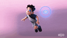 a cartoon character with elio written on the bottom right