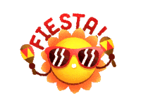 Sun Fiesta Sticker
