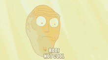 Not Cool Boo GIF - Not Cool Boo Rick And Morty GIFs
