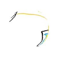 a drawing of a drink being poured into a glass with the word el cava on the bottom