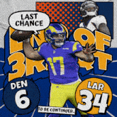 Los Angeles Rams (34) Vs. Denver Broncos (6) Third-fourth Quarter Break GIF - Nfl National Football League Football League GIFs
