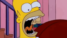 Homer Simpson Homer GIF - Homer Simpson Homer Scream GIFs