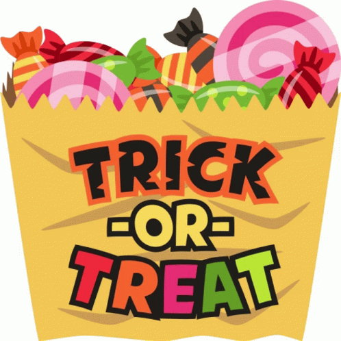 Trick Or Treat Halloween Party Sticker - Trick Or Treat Halloween Party ...