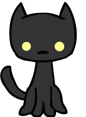 Black Cat Sticker - Black Cat Stickers