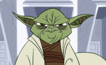 Yoda, Amenazante, Se Prepara Para Usar La Fuerza GIF - The Force Yoda Animated GIFs