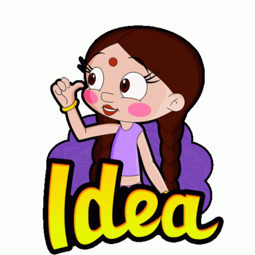 Idea Chutki Sticker - Idea Chutki Chhota Bheem - Discover & Share GIFs