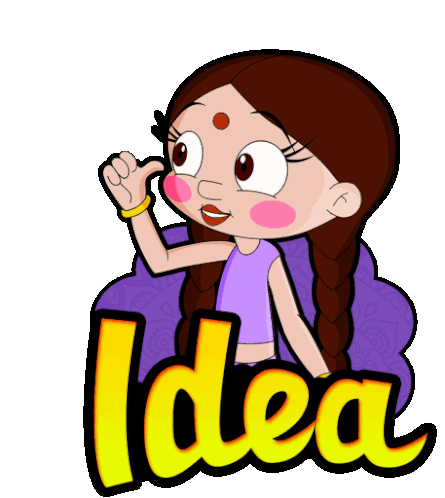 Idea Chutki Sticker - Idea Chutki Chhota Bheem Stickers