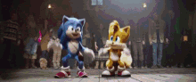 Sonic And Tails Dancing GIF - Sonic And Tails Dancing Dance GIFs