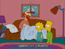 Simpsons Goodnight GIF - Simpsons Goodnight Goodnight Simpsons GIFs