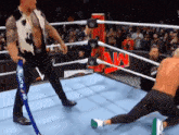 The Rock Belt Attack GIF - The Rock Belt Attack Cody Rhodes GIFs