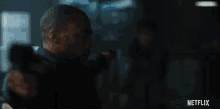 Mexican Standoff Anthony Mackie GIF - Mexican Standoff Anthony Mackie Takeshi Kovacs GIFs