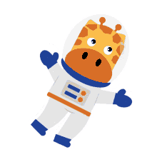 astronaut giraffe