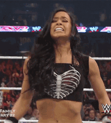 Frustrated Aj Lee GIF - Frustrated Aj Lee The Rock GIFs
