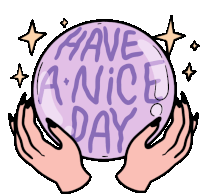 Chiaralbart Have A Nice Day Sticker - Chiaralbart Have A Nice Day Have A Great Day Stickers