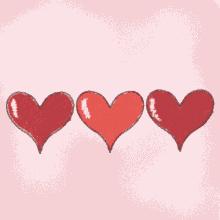 Three Hearts Love GIF - Three Hearts Love Art GIFs