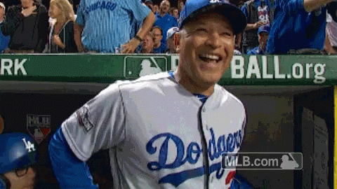 Dodgers La GIF - Dodgers La Smile - Discover & Share GIFs