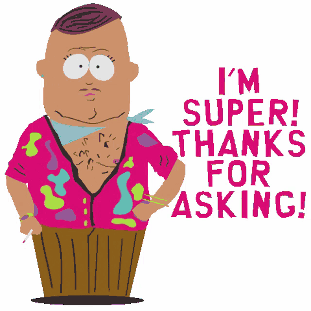 Im Super Thanks For Asking Thank You Sticker - Im Super Thanks For Asking  Super Thanks Thanks - Discover & Share GIFs