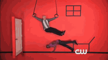 Colin And Wayne Are Getting Pumped For The New Season Of Whose Line GIF - Workout Whose Line Is It Anyway Colin And Wayne GIFs