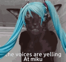 The Voices Are Yelling At Miku Vocaloid GIF - The Voices Are Yelling At Miku Vocaloid Project Sekai GIFs