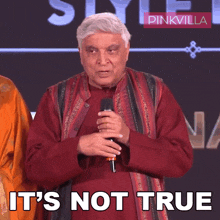 It'S Not True Javed Akhtar GIF - It'S Not True Javed Akhtar Pinkvilla GIFs