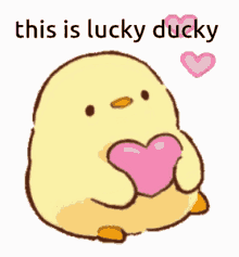 This Is Lucky Ducky Cute GIF - This Is Lucky Ducky Duck Cute GIFs