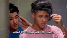 Bad Hair Day GIF - What Is Wrong With My Hair Bad Hair Day Awkward GIFs