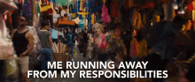 Me Running Away From My Responsibilities Meme GIF - Me Running Away From My Responsibilities Meme Gtg GIFs