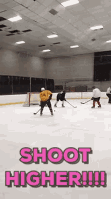 Shoot Higher Hockey GIF - Shoot Higher Hockey Skate GIFs