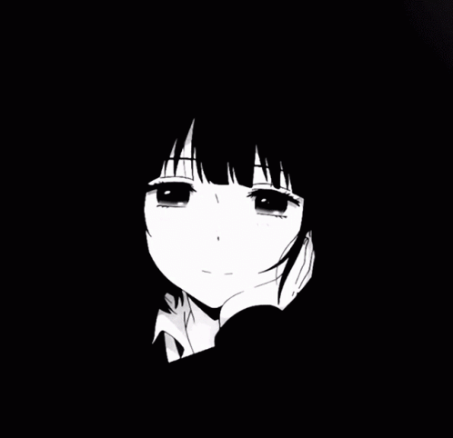 Anime Black White GIF - Anime Black White - Discover & Share GIFs