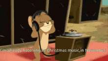 Already Listening To Christmas Music GIF - Already Listening To Christmas Music GIFs