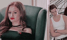 Waiting And Watching Roman With A Girl In His Room GIF - Waiting And Watching Roman With A Girl In His Room Roman Godfrey GIFs