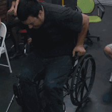 the studio wheelchair disabled falling over fail