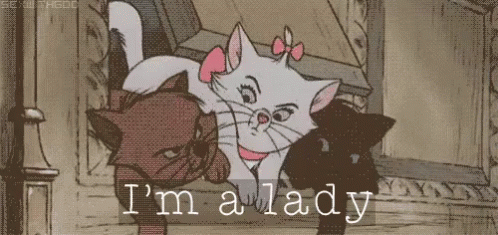 Lady GIF - Im A Lady Cats Aristocats GIFs