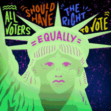 All Voter Should Have The Right To Vote Equally Vrl GIF - All Voter Should Have The Right To Vote Equally Vrl Statue Of Liberty GIFs