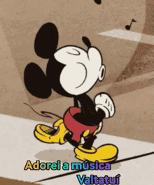 Música Valtatui Mickey Mouse GIF - Música Valtatui Mickey Mouse Whistling GIFs