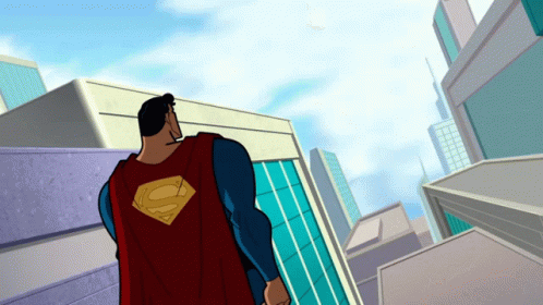 Superman And Batman Cartoon GIFs | Tenor