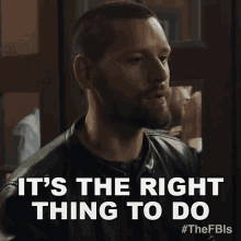 Its The Right Thing To Do Scott Forrester GIF - Its The Right Thing To Do Scott Forrester Fbi International GIFs