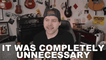 It Was Completely Unnecessary Jared Dines GIF - It Was Completely Unnecessary Jared Dines Not Needed GIFs