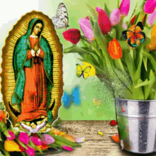 12de diciembre december12th virgin mary mama mary flowers