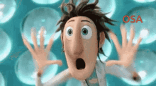 cloudy with a chance of meatballs steve gif