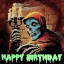 Skeleton Happy Birthday GIF - Skeleton Happy Birthday HBD - Discover &  Share GIFs