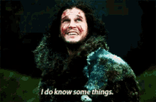Jon Snow Things GIF - Jon Snow Things I Do Knw Somethings GIFs