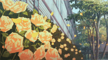 Rose Anime GIF - Rose Anime Flower GIFs