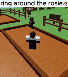 a screenshot of a video game with the words ring around the rosie at the top